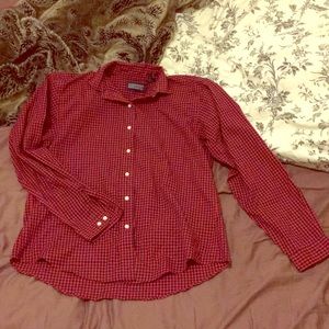 Red button down flannel